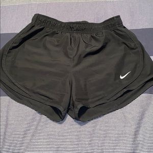 All black nike shorts